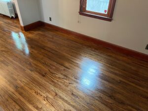 Dark hardwood floors